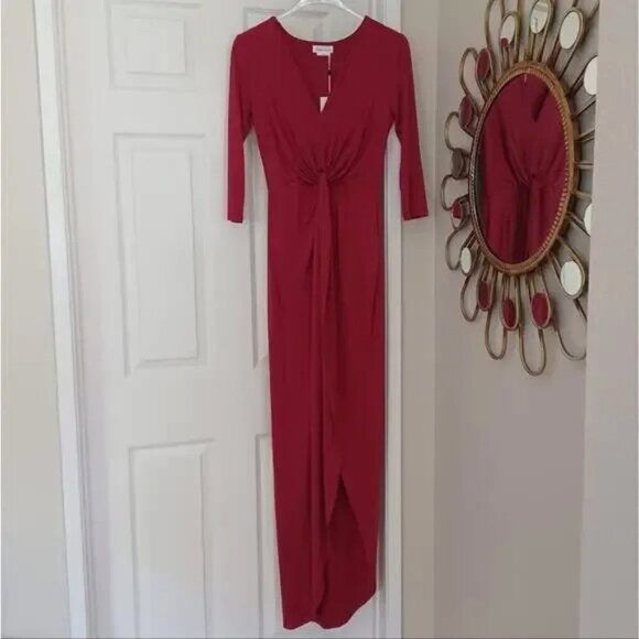Lovers + Friends Sundance Raspberry Maxi Dress S NWT - Picture 3 of 12